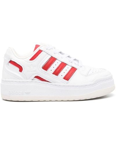 adidas Forum Xlg Paneled Leather Sneakers - White
