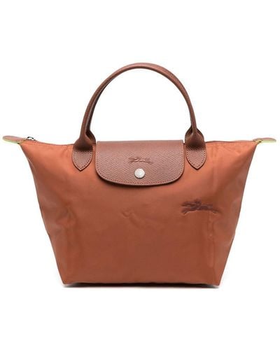 Longchamp Small Le Pliage Tote Bag - Brown