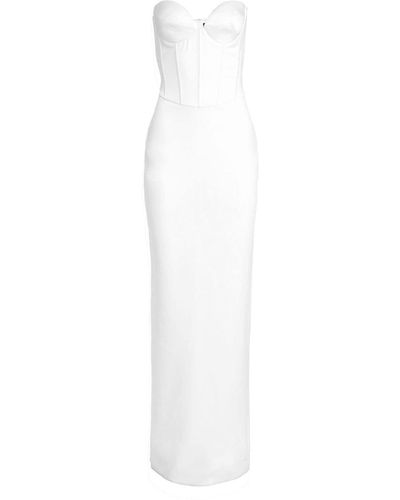 retroféte Luna Abendkleid - Weiß