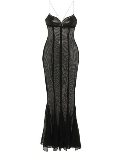 Ludovic de Saint Sernin Mermaid Maxi Dress - Black