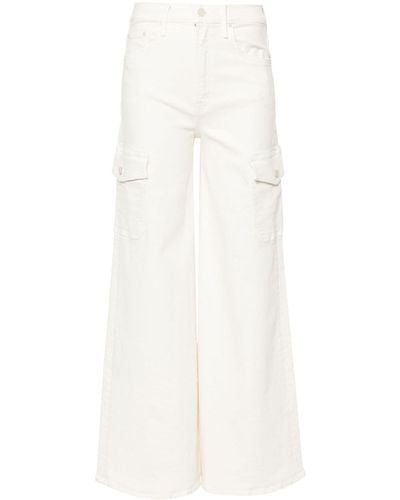 Mother The Undercover Cargo Jeans - White