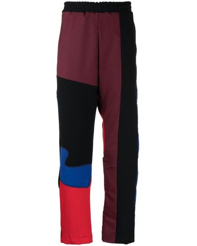 BETHANY WILLIAMS Colour-block Track Trousers - Red