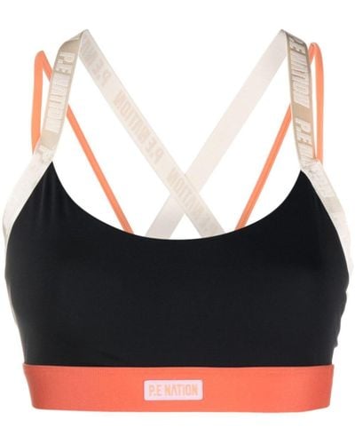 P.E Nation Oakmont Sports Bra - Black