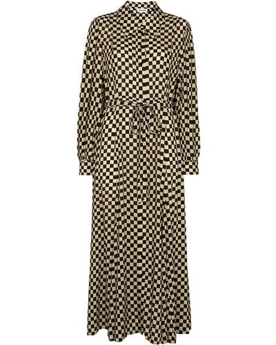 RIXO London Robe-chemise Maddison mi-longue - Noir