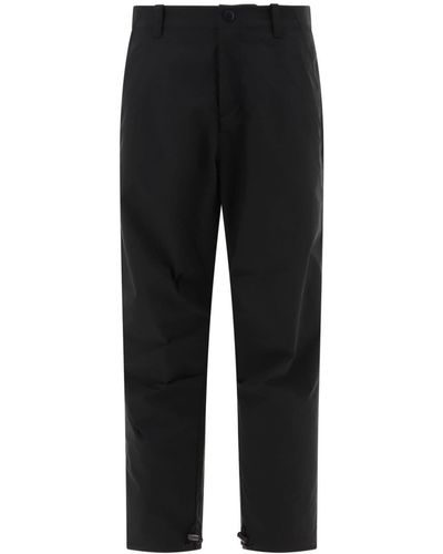 A.P.C. Press-stud fastening tapered trousers - Schwarz