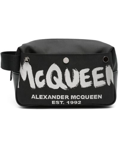 Alexander McQueen トラベルポーチ - ブラック
