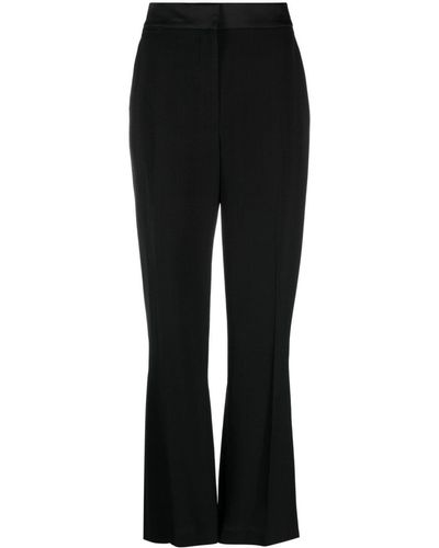 Casablanca Geplooide Pantalon Met Verborgen Sluiting - Zwart