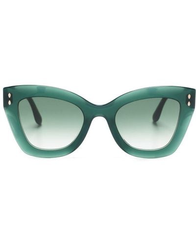 Isabel Marant Sonnenbrille mit Cat-Eye-Gestell - Grün