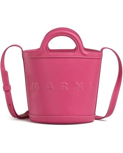 Marni Small Tropicalia Bucket Bag - Pink