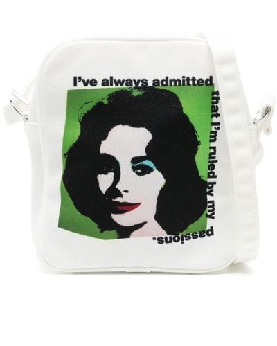 Comme des Garçons X Andy Warhol Liz Canvas Crossbody Bag - Green