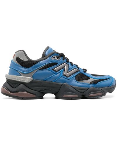 New Balance 9060 leather sneakers - Blau