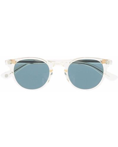 Garrett Leight Wayfarer-frame Sunglasses - Blue