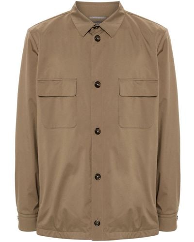 Loro Piana Water-repellent Shirt Jacket - Brown