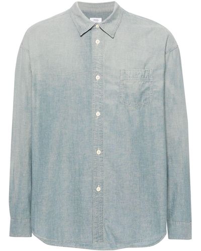 Visvim Camicia con colletto dritto - Blu