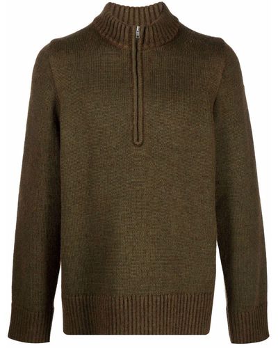 Maison Margiela Army Green Wool Blend Sweater