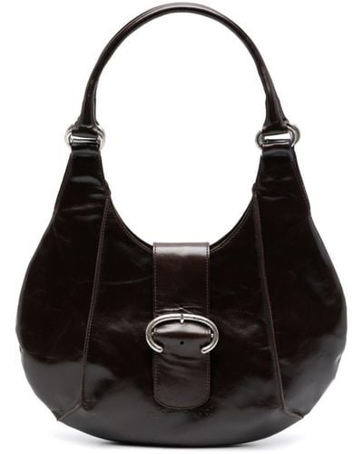Paloma Wool Morgan Leather Shoulder Bag - Black