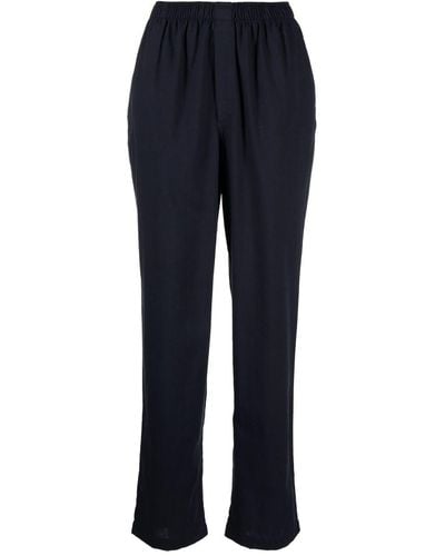 Sunspel Straight-leg Pyjama Trousers - Blue