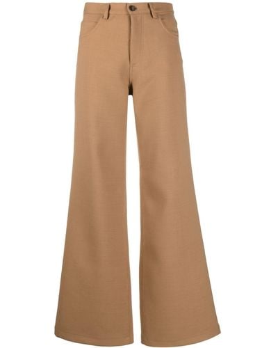 Societe Anonyme Pausa Flared Trousers - Brown