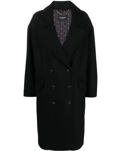 Each x Other Double-breasted Wool Blend Peacoat - Black