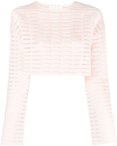 Genny Iconic Cropped-Top - Pink