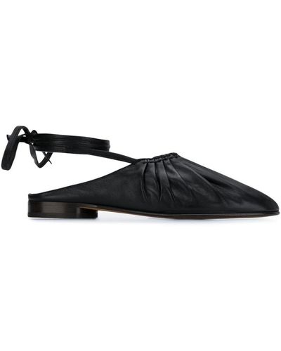 3.1 Phillip Lim Nadia Lace Up Ballerina Shoes - Black