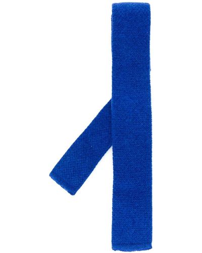 N.Peal Cashmere Gestrickte Krawatte - Blau