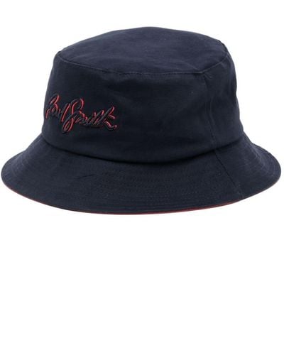 Paul Smith Shadow Logo-embroidered Bucket Hat - Blue