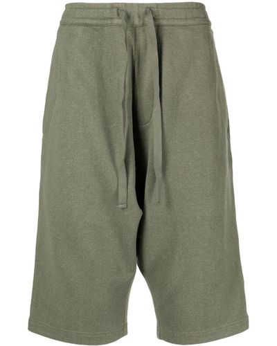 Maharishi Gerade Shorts mit Kordelzug - Grün