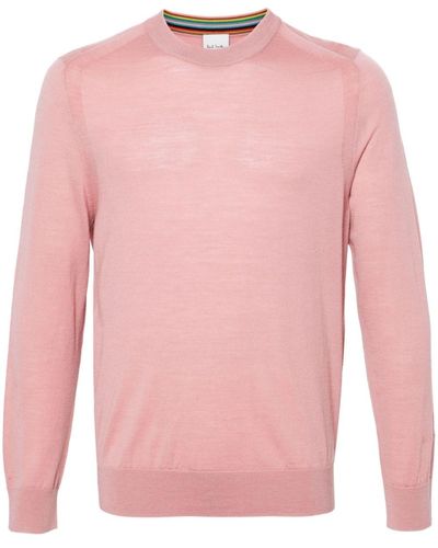Paul Smith Fine-knit Merino Jumper - Pink