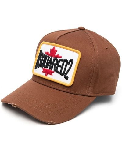 DSquared² Logo-patch Baseball Cap - Pink