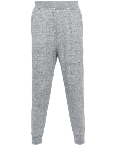 DSquared² Logo-print Cotton Track Trousers - Grey
