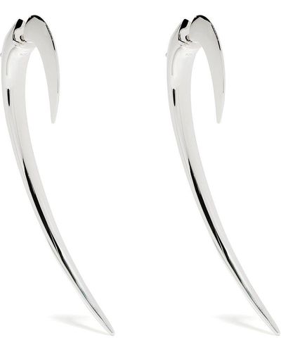 Shaun Leane 'Silver Hook' Ohrringe - Weiß