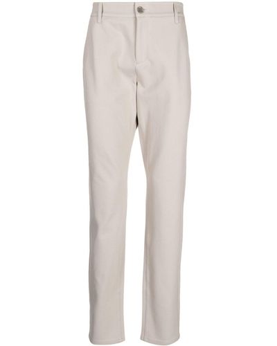 PAIGE Stafford Straight-leg Tailored Trousers - Grey