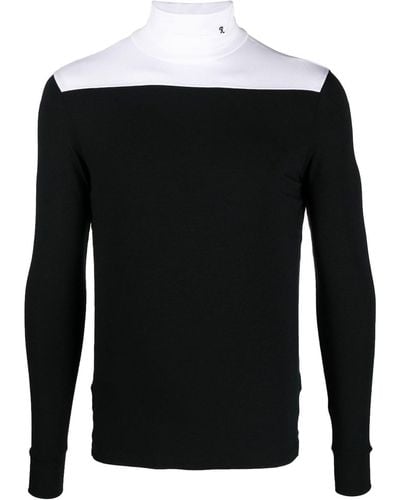 Raf Simons Roll-neck Sweater - Black