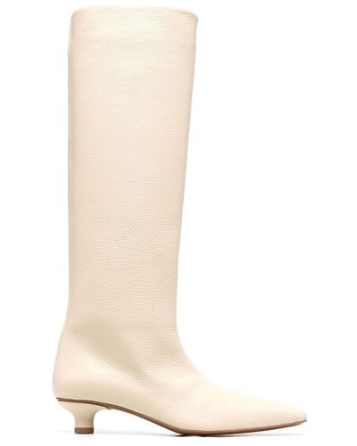 Nanushka Pippa 35mm Knee-high Boots - White