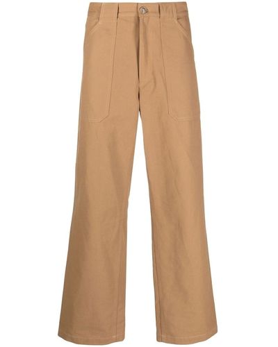 A.P.C. Sidney Straight-leg Cotton Pants - Natural