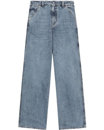 Our Legacy High-rise Wide-leg Jeans - Blue