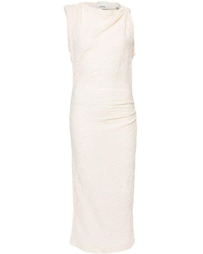 Isabel Marant Franzy Textured Midi Dress - White