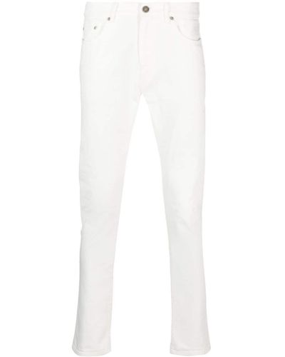 PT Torino Tief sitzende Skinny-Jeans - Weiß