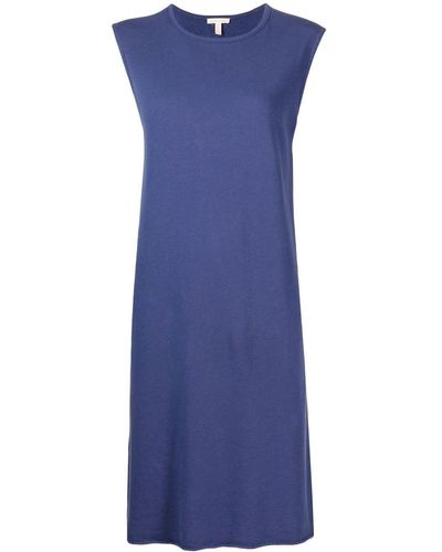 Eileen Fisher Vestido midi suelto sin mangas - Azul