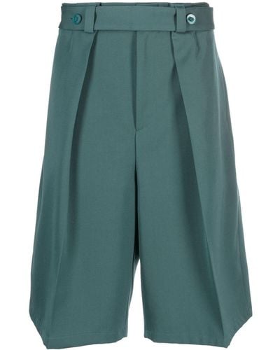 Jil Sander Knee-length Belted Shorts - Green