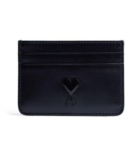 Ami Paris Ami De Coeur Cardholder - Blue