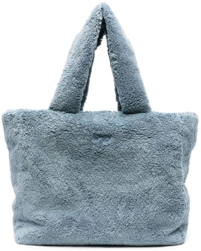 N°21 Puffy Sponge Terry-cloth Tote Bag - Blue