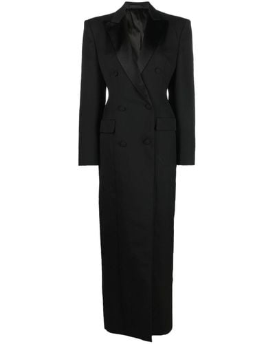 Wardrobe NYC Blazer largo con doble botonadura - Negro