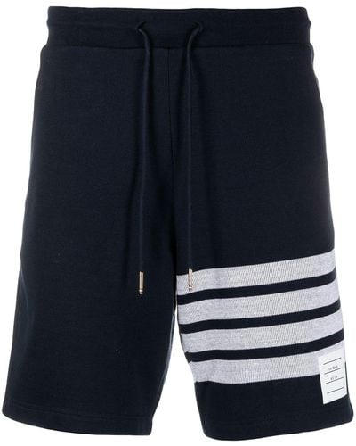 Thom Browne 4-bar Stripe Shorts - Blue