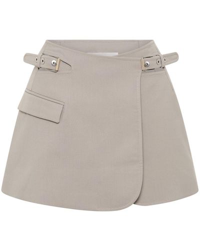 Dion Lee Interlock Blazer Mini Skirt - Grey