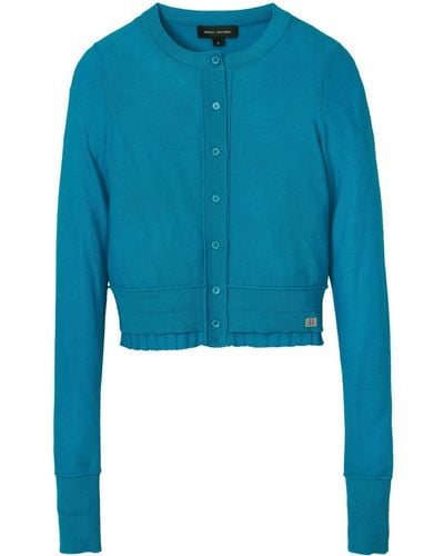 Marc Jacobs Cardigan con ruches - Blu