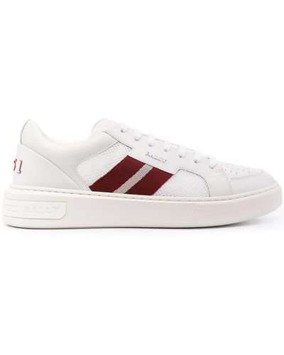 Bally Zapatillas bajas Melys a rayas - Blanco