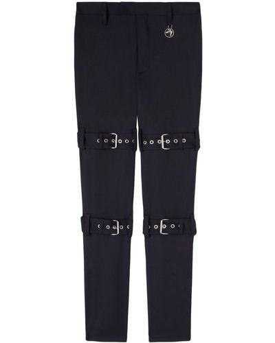 Ambush Pantaloni Bondage con cintura - Blu