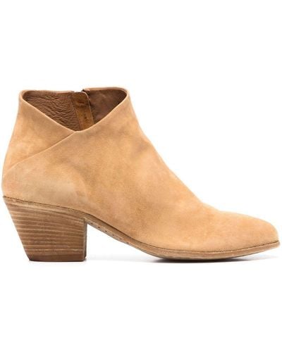 Officine Creative Shirlee 002 Suede Ankle Boots - Brown